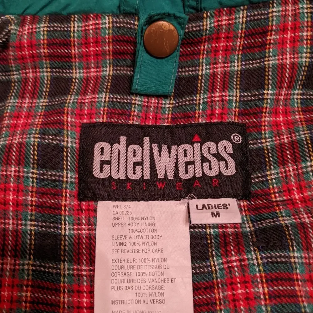EDELWEISS SKIWEAR Women's Navy Blue Jacket Snap Double Zip Medium